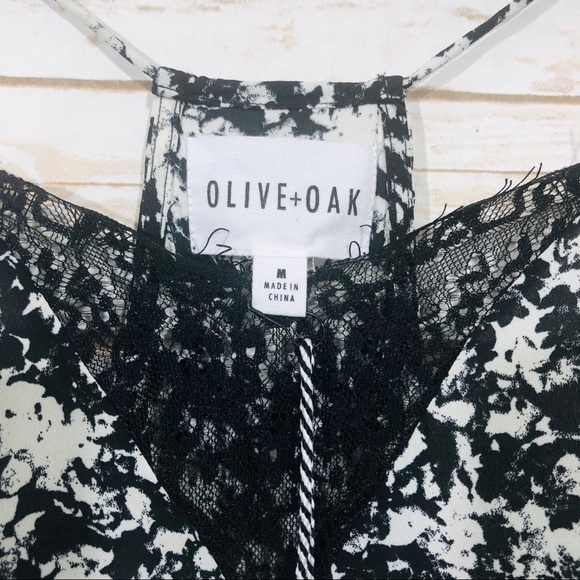 Olive & Oak Women’s Lace Trim Cami Midi Dress M - Picture 5 of 8